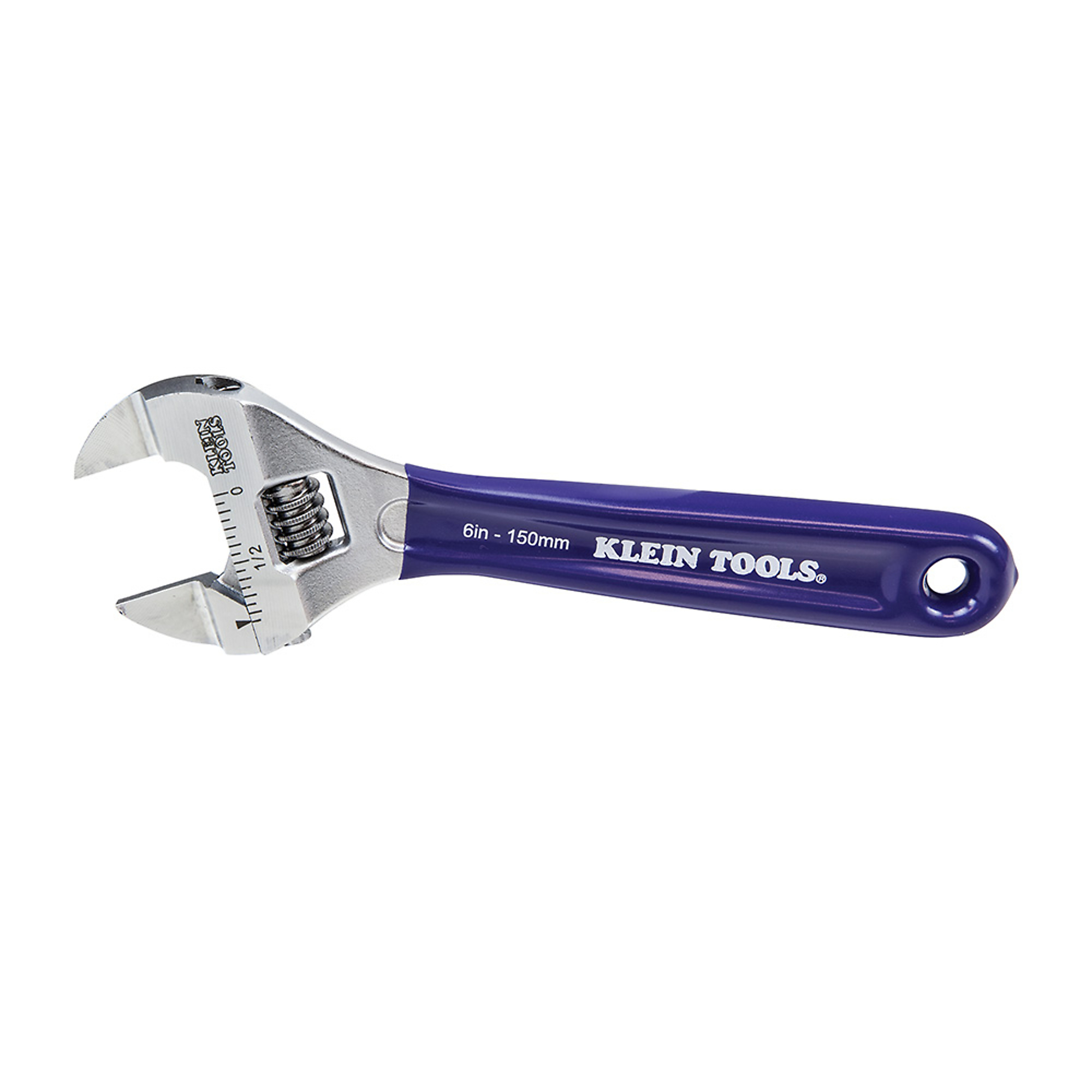 Klein Tools, Slim-Jaw Adjustable Wrench, 6in., Model# D86934